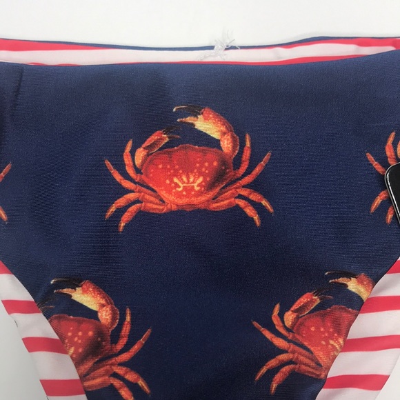 Wildfox Crabby Reversible Brazilian Bikini Bottom - Picture 3 of 6